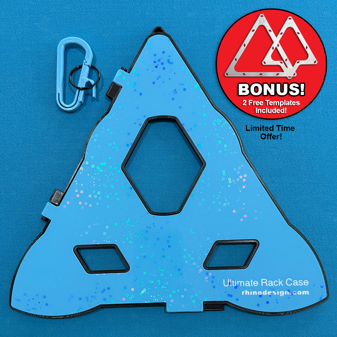 Ultimate Pool Rack Template Case – Fits Taom, Magic Rack, Turtle Rack & More | 10 Colors