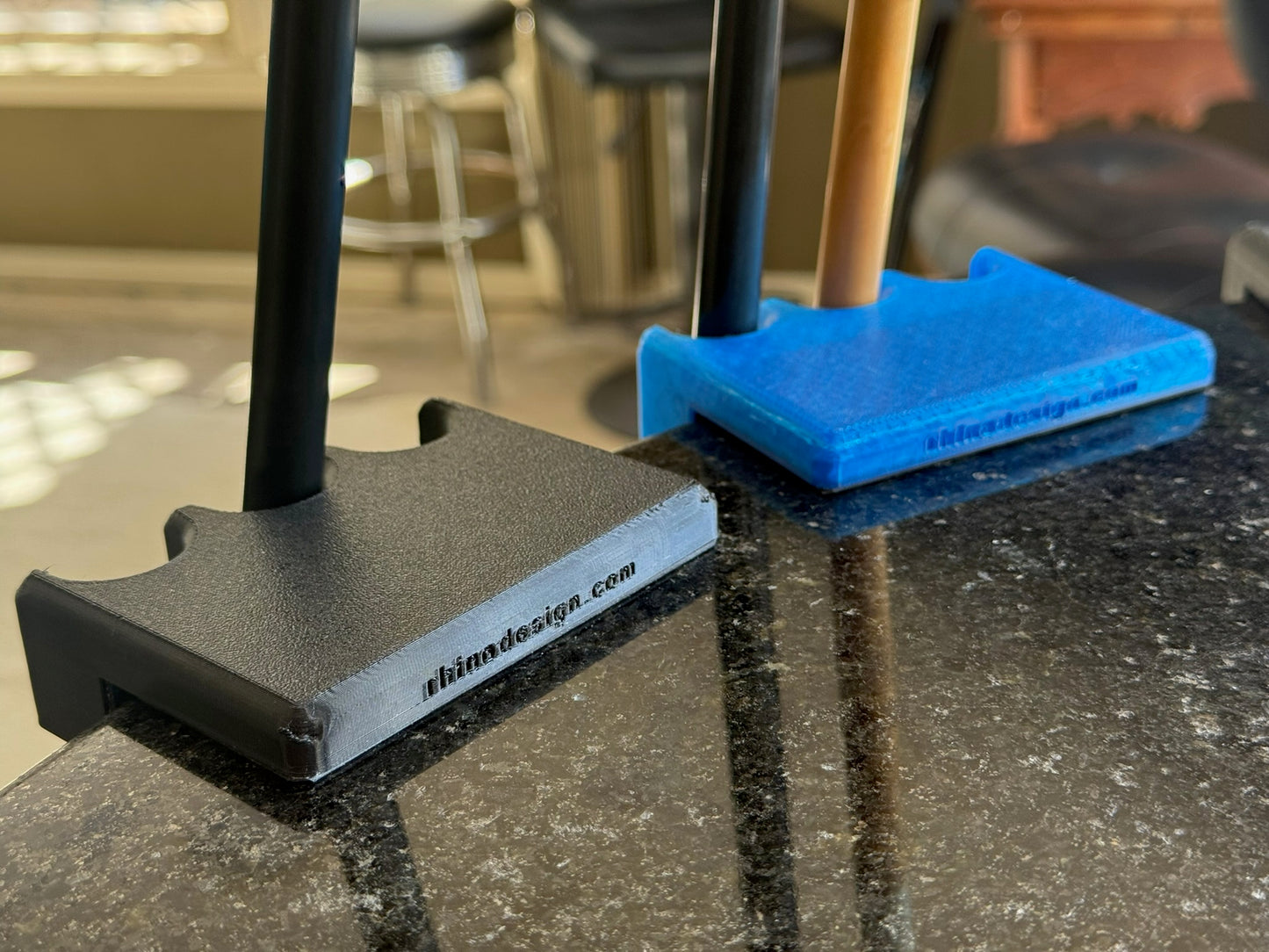 3 Spot Pool Cue Rest - Fits Round and Straight Edge Tables