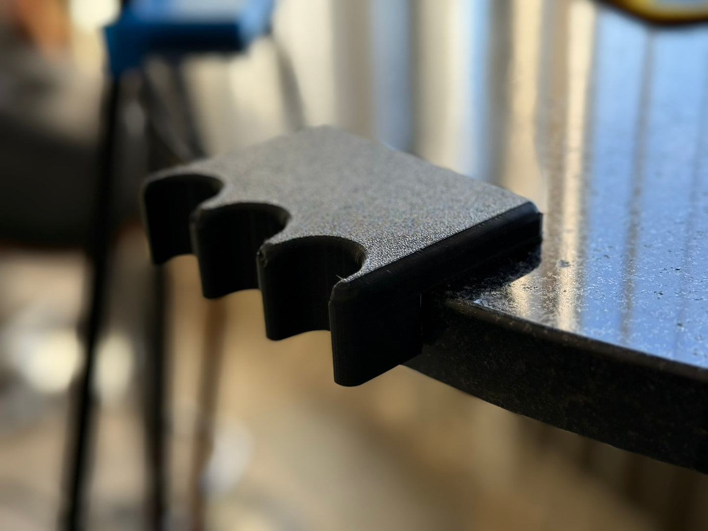 3 Spot Pool Cue Rest - Fits Round and Straight Edge Tables