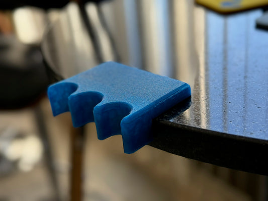 3 Spot Pool Cue Rest - Fits Round and Straight Edge Tables