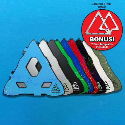Ultimate Pool Rack Template Case V2 – Fits Taom, Magic Rack, Turtle Rack & More | 10 Colors
