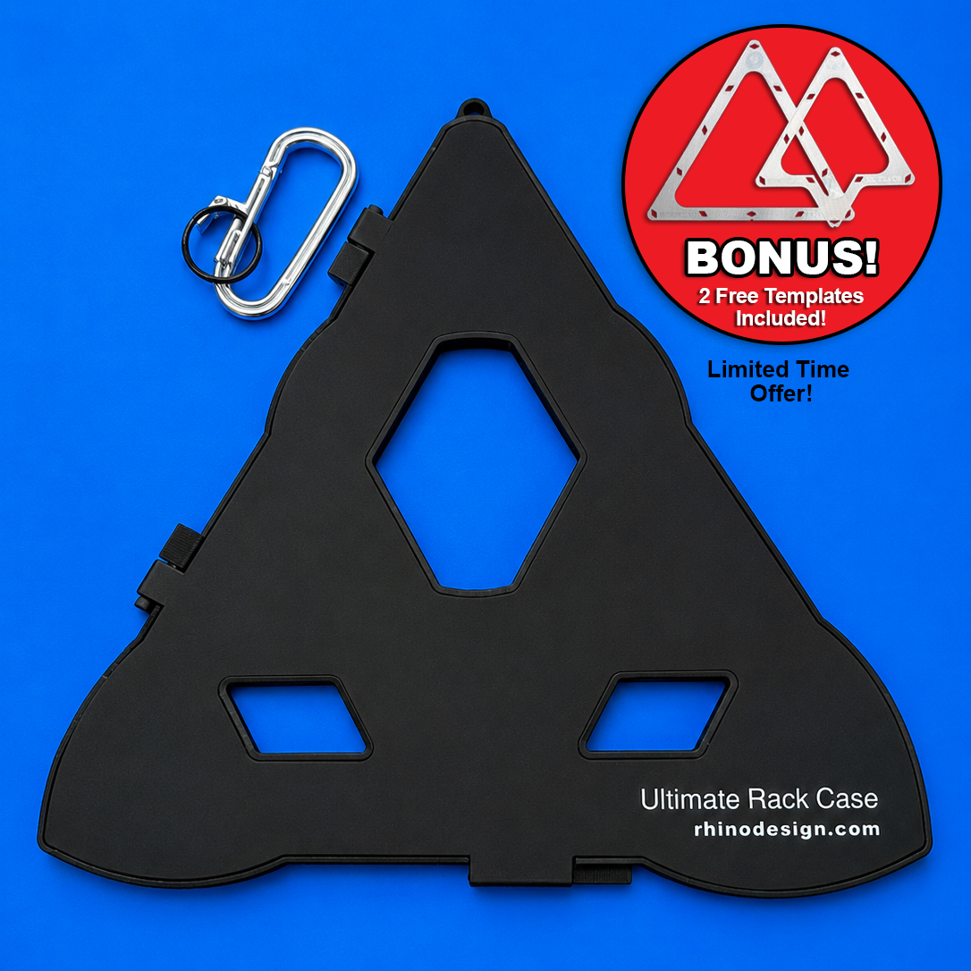 Ultimate Pool Rack Template Case – Fits Taom, Magic Rack, Turtle Rack & More | 10 Colors