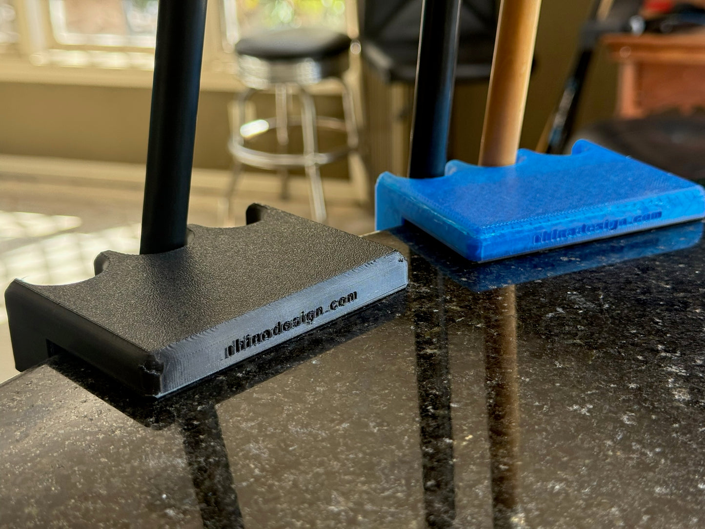 3 Spot Pool Cue Rest - Fits Round and Straight Edge Tables