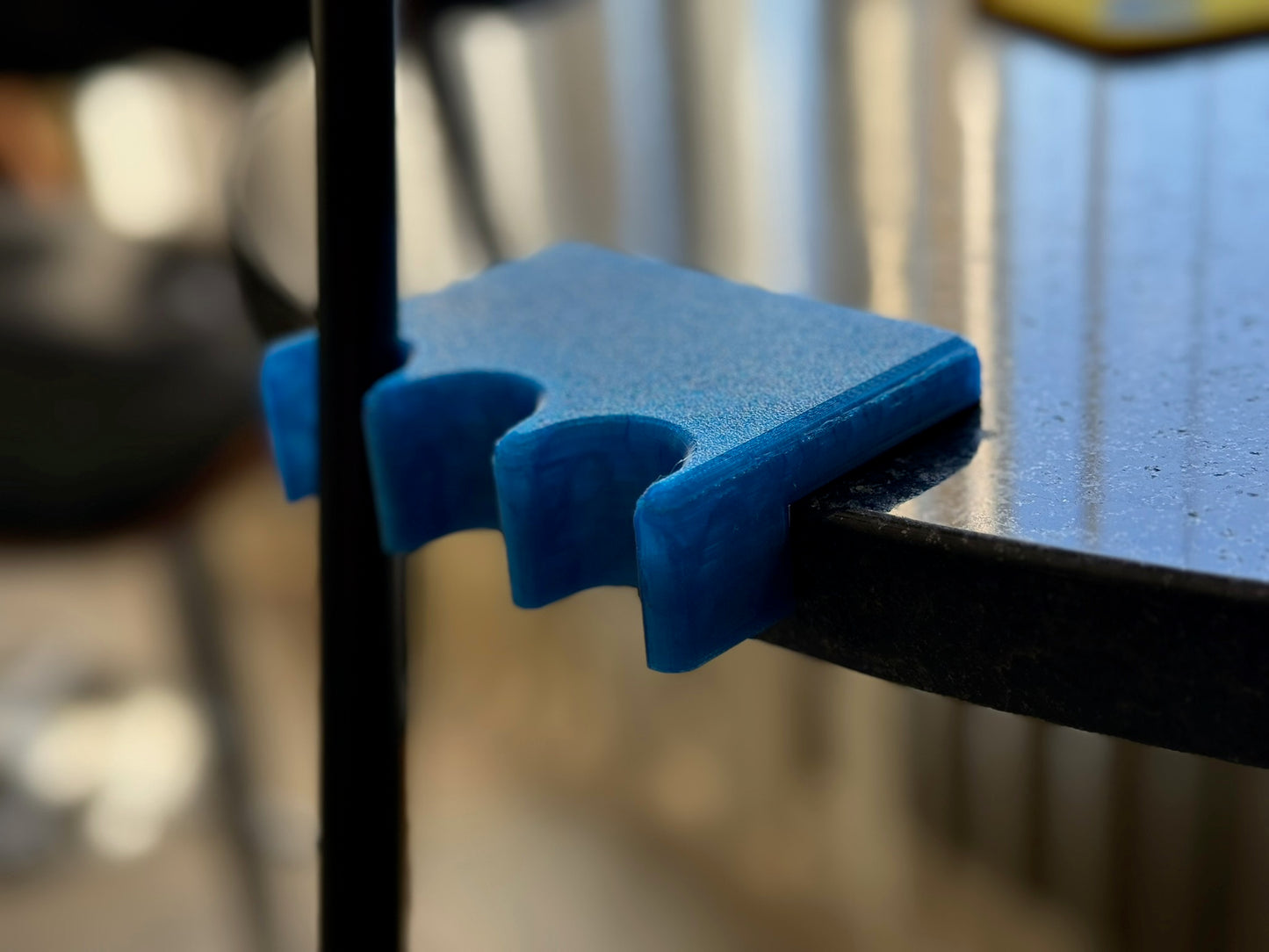 3 Spot Pool Cue Rest - Fits Round and Straight Edge Tables