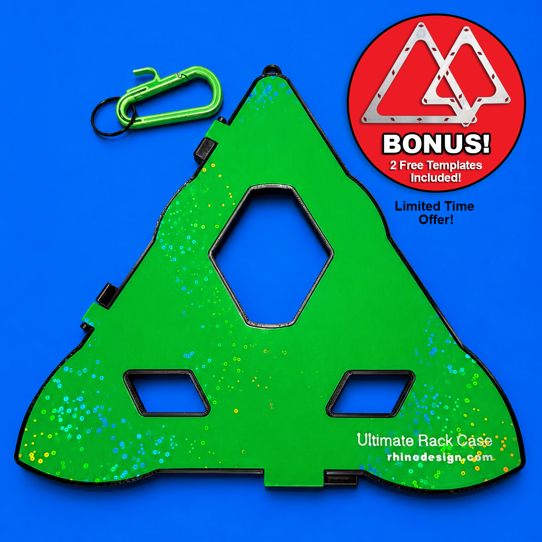 Ultimate Pool Rack Template Case – Fits Taom, Magic Rack, Turtle Rack & More | 10 Colors