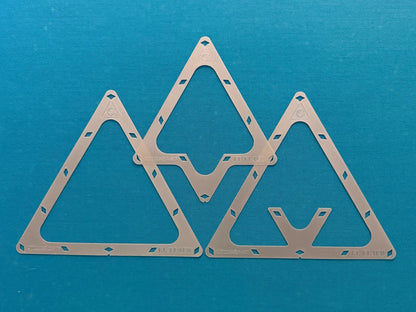 El Flaco Pool Rack Templates – 8-Ball, 9-Ball, 10-Ball & 3-Ball | 3-Pack
