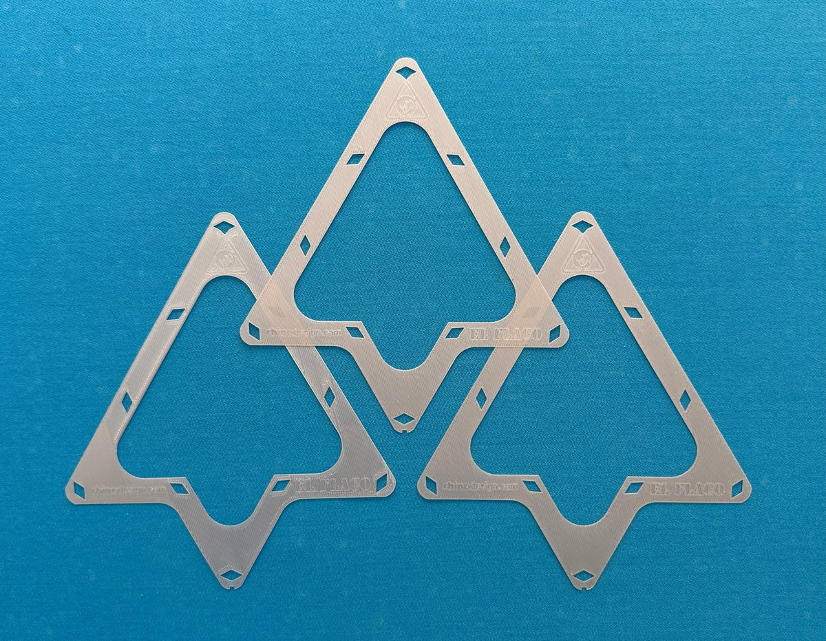 El Flaco Pool Rack Templates – 8-Ball, 9-Ball, 10-Ball & 3-Ball | 3-Pack