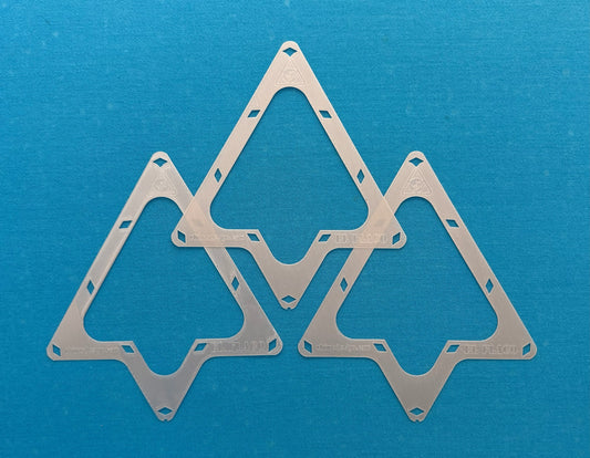 El Flaco Pool Rack Templates – 8-Ball, 9-Ball, 10-Ball & 3-Ball | 3-Pack