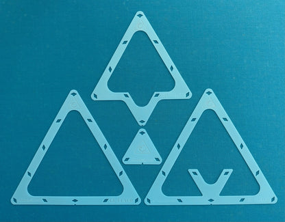 El Flaco Pool Rack Templates – 8-Ball, 9-Ball, 10-Ball & 3-Ball | 3-Pack