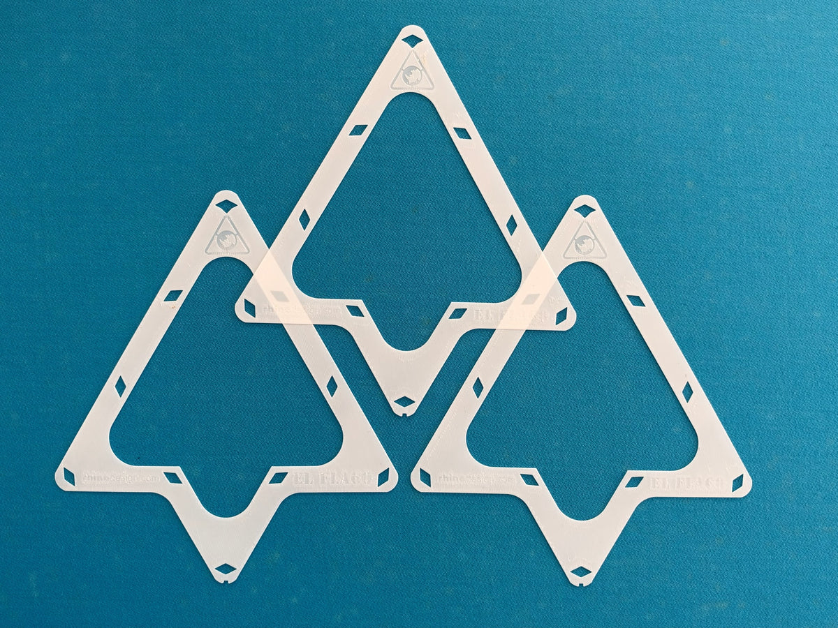 El Flaco Pool Rack Templates – 8-Ball, 9-Ball, 10-Ball & 3-Ball | 3-Pack