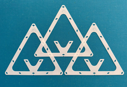 El Flaco Pool Rack Templates – 8-Ball, 9-Ball, 10-Ball & 3-Ball | 3-Pack
