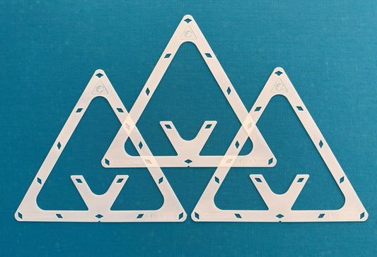 El Flaco Pool Rack Templates – 8-Ball, 9-Ball, 10-Ball & 3-Ball | 3-Pack