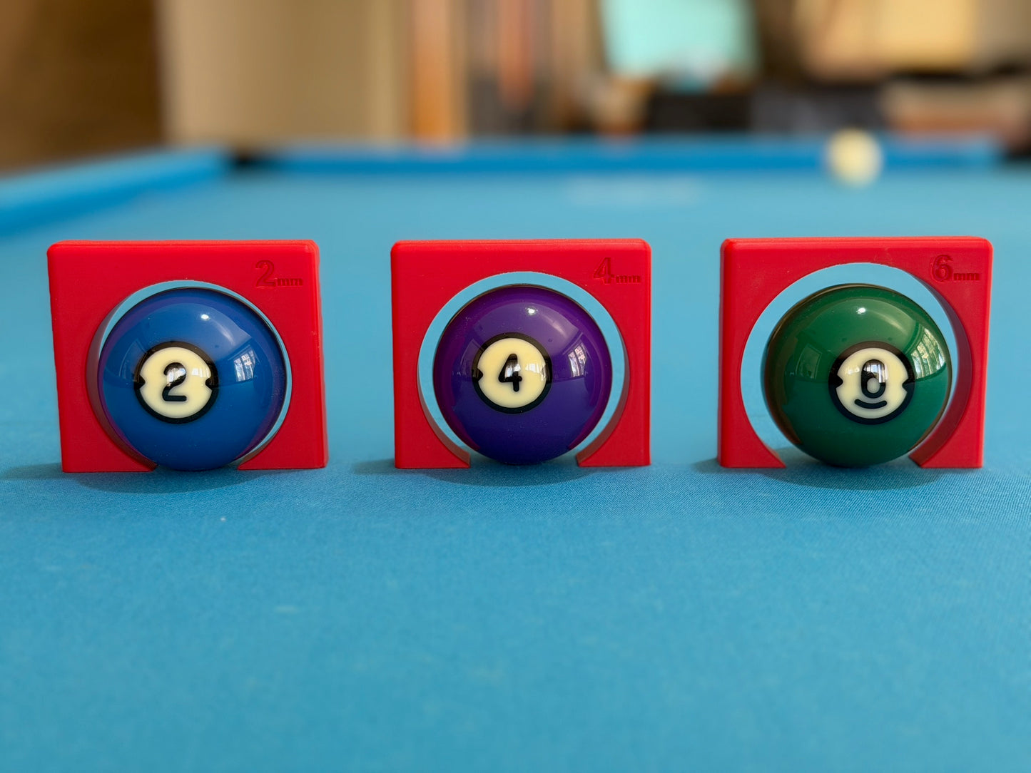 Pool Stroke & Aim Trainer, 3 Available Sizes- 2mm, 4mm, and 6mm Ball Clearance, Billiards Tunnel Trainer