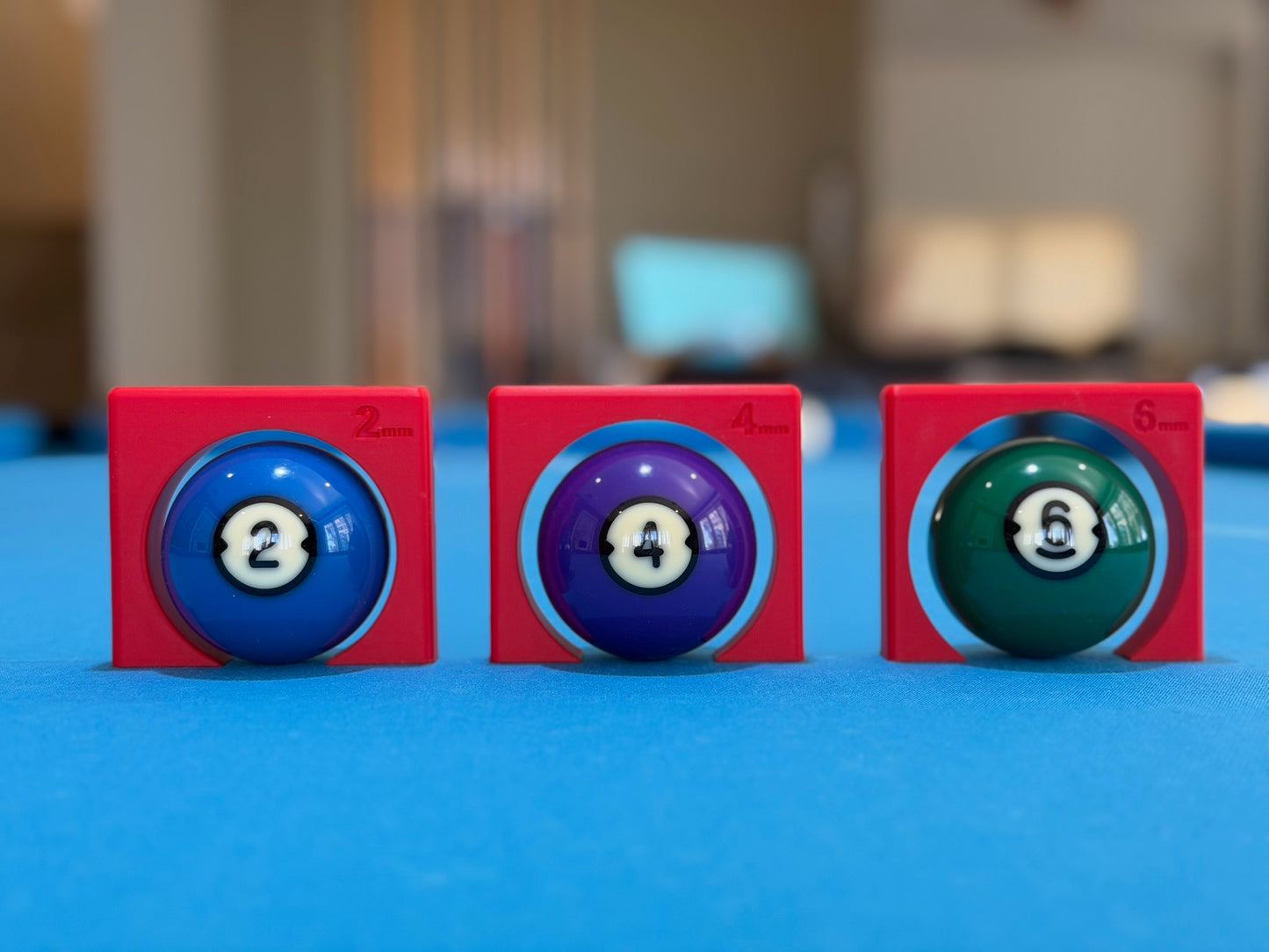 Pool Stroke & Aim Trainer, 3 Available Sizes- 2mm, 4mm, and 6mm Ball Clearance, Billiards Tunnel Trainer