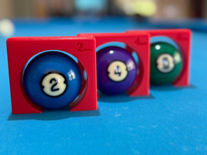 Pool Stroke & Aim Trainer, 3 Available Sizes- 2mm, 4mm, and 6mm Ball Clearance, Billiards Tunnel Trainer
