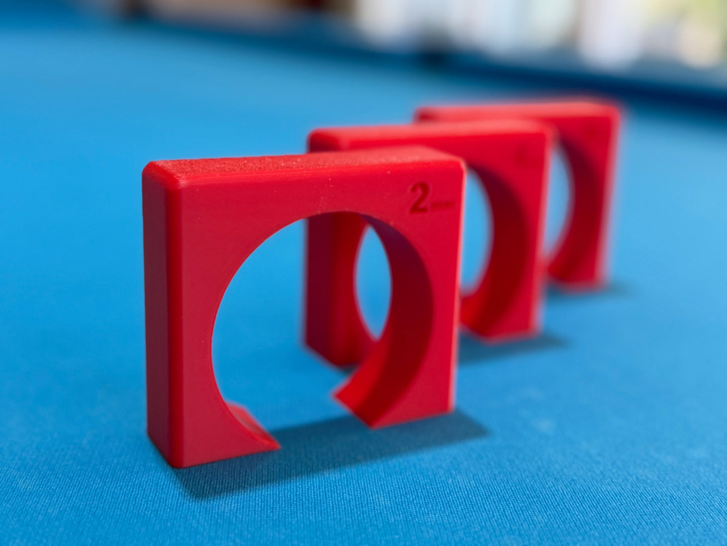 Pool Stroke & Aim Trainer, 3 Available Sizes- 2mm, 4mm, and 6mm Ball Clearance, Billiards Tunnel Trainer
