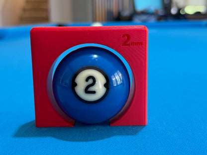Pool Stroke & Aim Trainer, 3 Available Sizes- 2mm, 4mm, and 6mm Ball Clearance, Billiards Tunnel Trainer