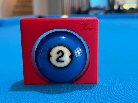 Pool Stroke & Aim Trainer, 3 Available Sizes- 2mm, 4mm, and 6mm Ball Clearance, Billiards Tunnel Trainer