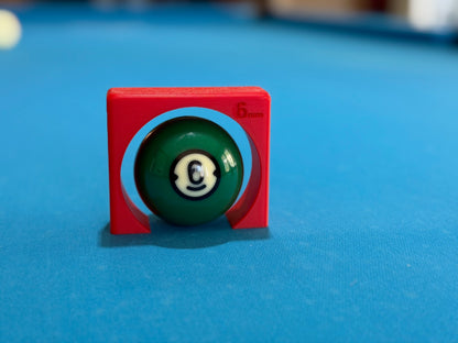 Pool Stroke & Aim Trainer, 3 Available Sizes- 2mm, 4mm, and 6mm Ball Clearance, Billiards Tunnel Trainer