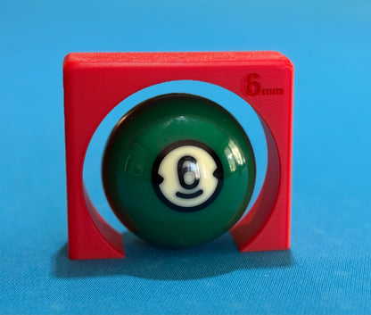 Pool Stroke & Aim Trainer, 3 Available Sizes- 2mm, 4mm, and 6mm Ball Clearance, Billiards Tunnel Trainer