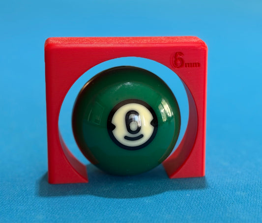 Pool Stroke & Aim Trainer, 3 Available Sizes- 2mm, 4mm, and 6mm Ball Clearance, Billiards Tunnel Trainer