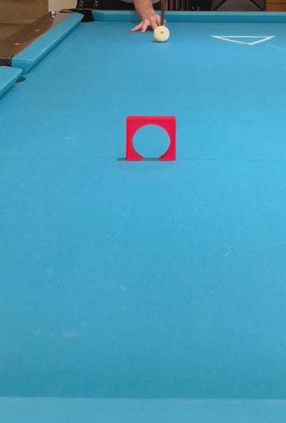 Pool Stroke & Aim Trainer, 3 Available Sizes- 2mm, 4mm, and 6mm Ball Clearance, Billiards Tunnel Trainer