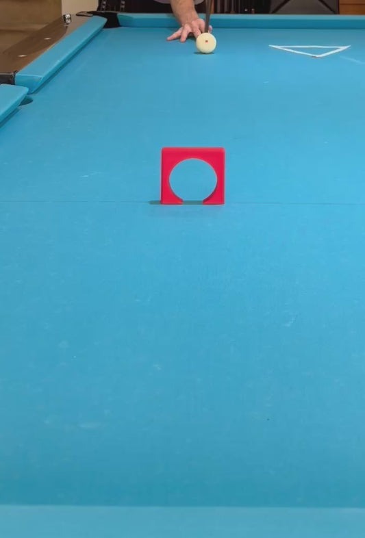 Pool Stroke & Aim Trainer, 3 Available Sizes- 2mm, 4mm, and 6mm Ball Clearance, Billiards Tunnel Trainer